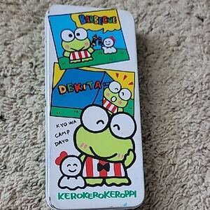 Vintage Keroppi Metal Pencil Case
